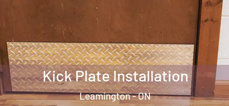 Kick Plate Installation Leamington - ON